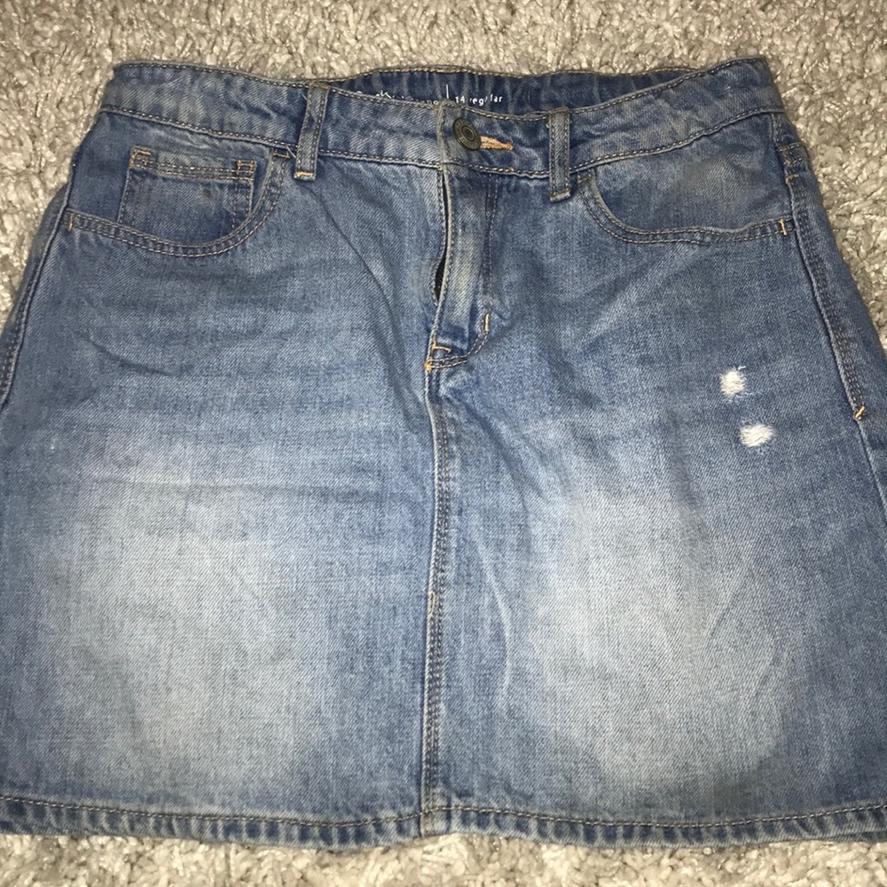 jean skirt